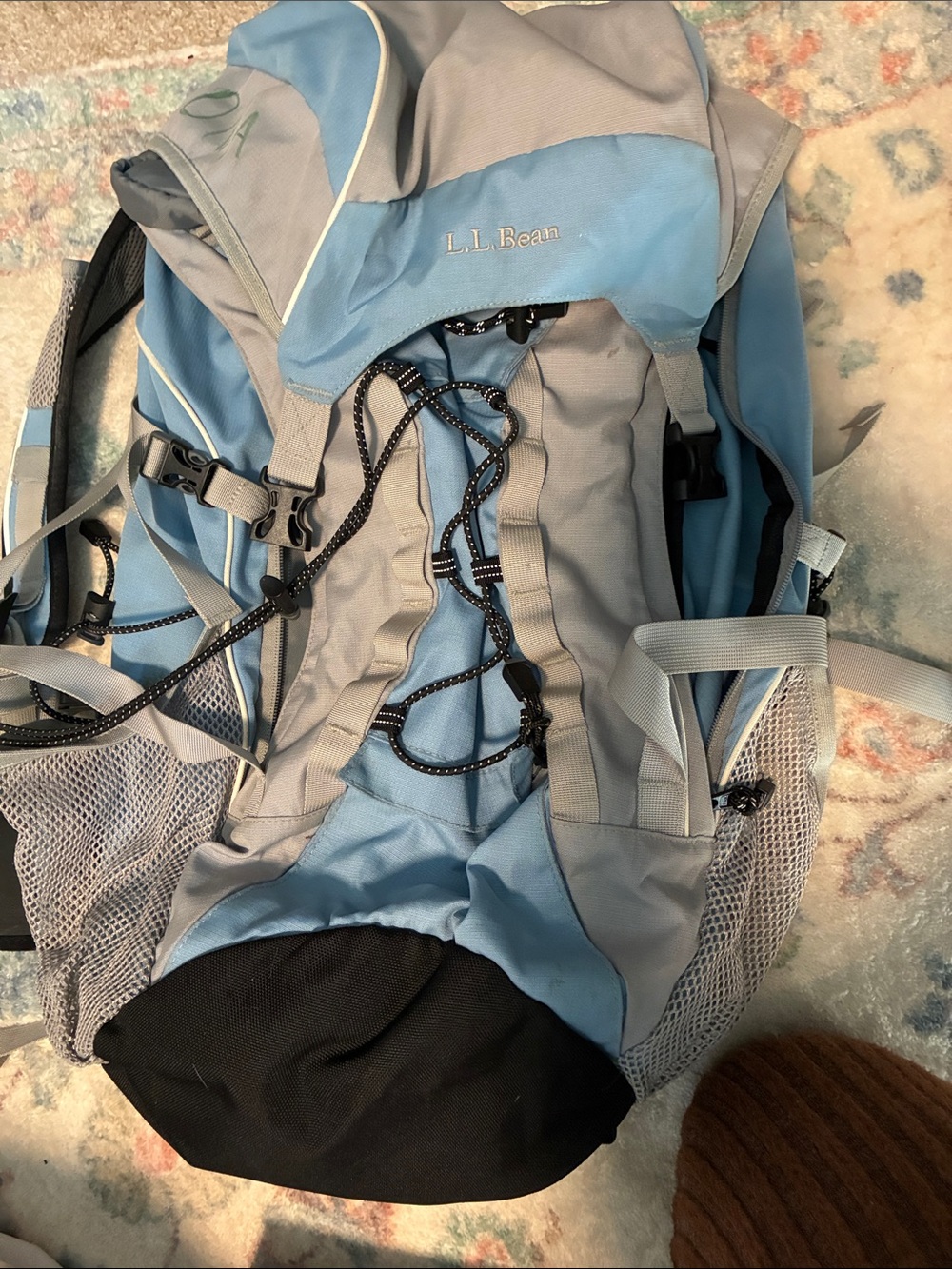 L.L. Bean Light Blue and Gray Women's Daypack